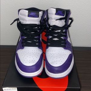 Nike Jordan 1s Court Purple
